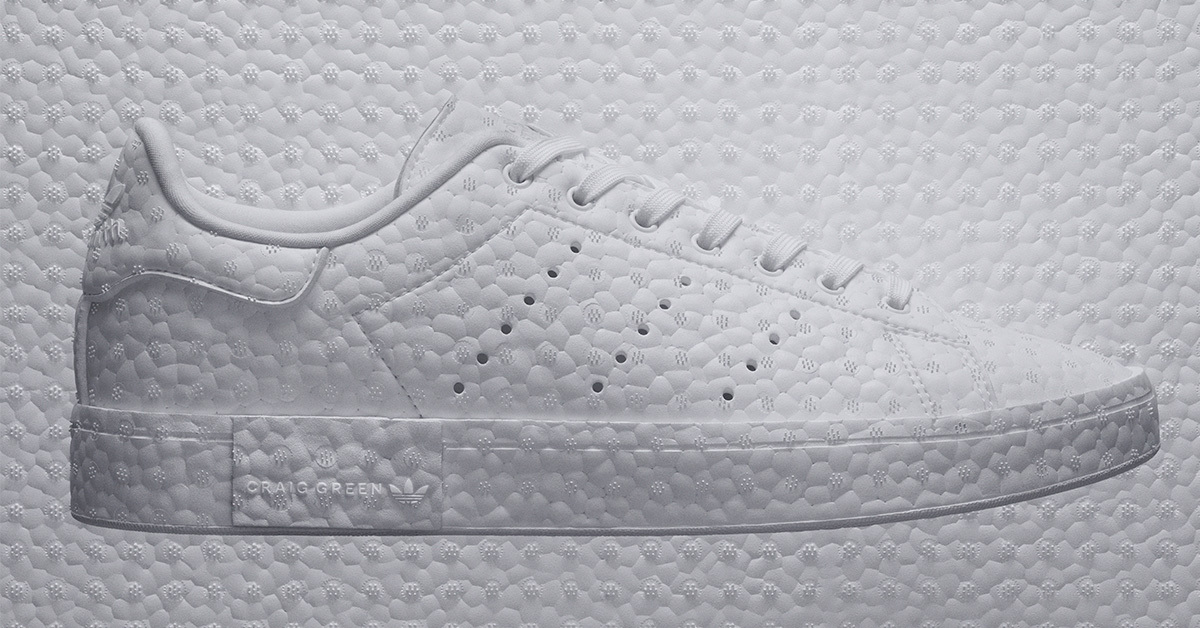 Neuer adidas Stan Smith Boost Sneaker mit Innovativem All-Boost-Obermaterial von Craig Green